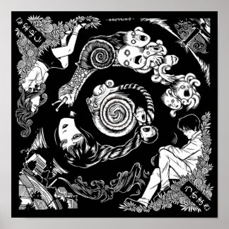 Spiral Into Horror  Uzumaki Poster