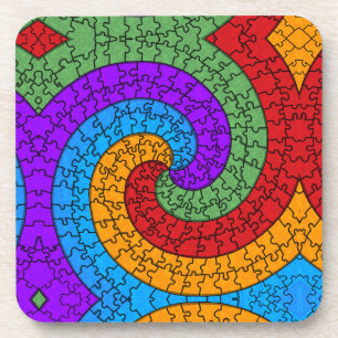 Spiral Jigsaw Coaster