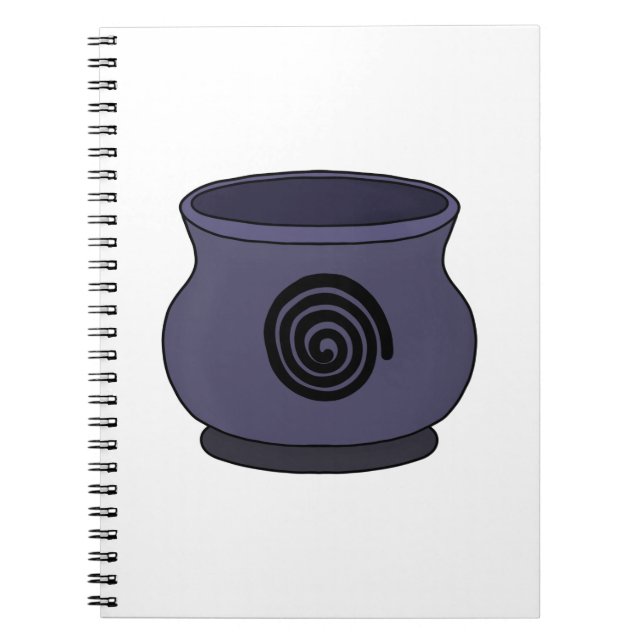 Spiral Life Spirituality Cauldron Notebook (Front)