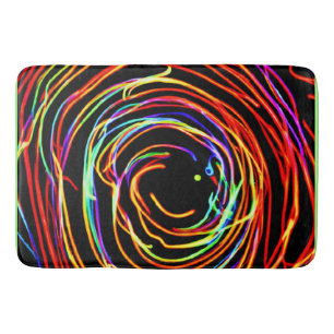 Spiral Lights Glow Bath Mat