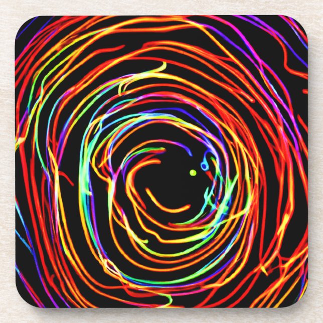 Spiral Lights Glow Coaster (Front)