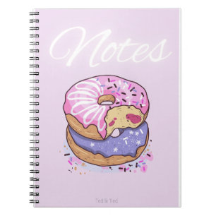 Spiral Note Book - Doughnuts