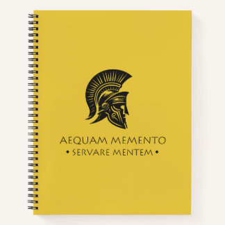 Spiral Notebook Aequam memento servare mentem