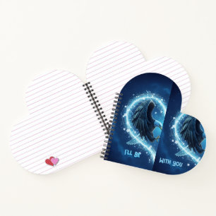 Spiral Notebook Bald Eagle Heart Connection Loyalt