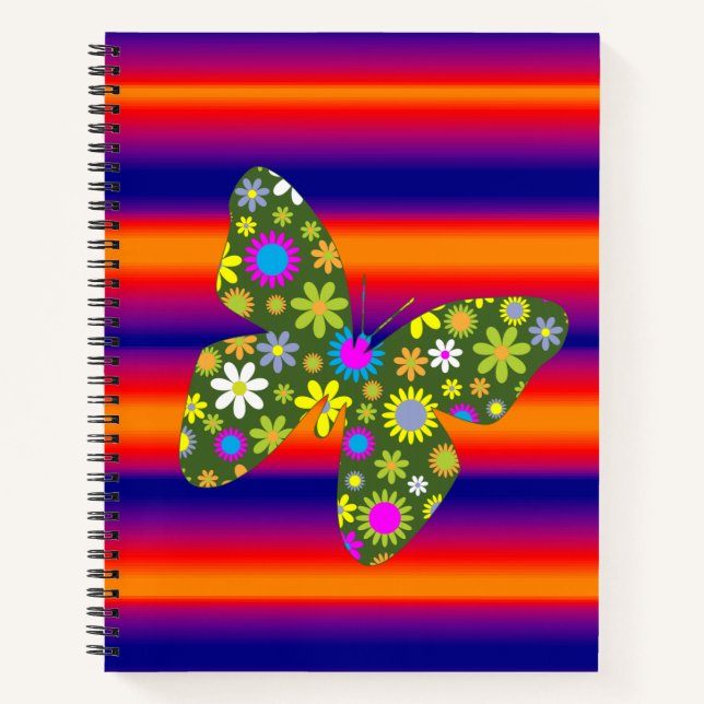 Spiral Notebook Butterfly (Front)