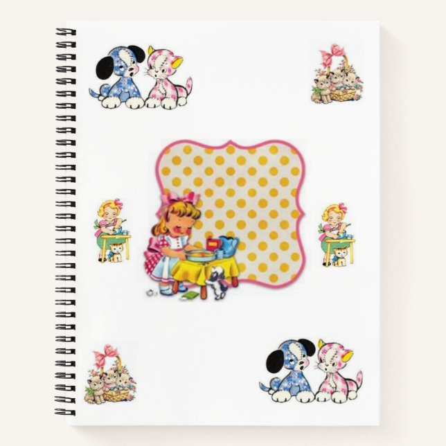 Spiral Notebook Cat (Front)