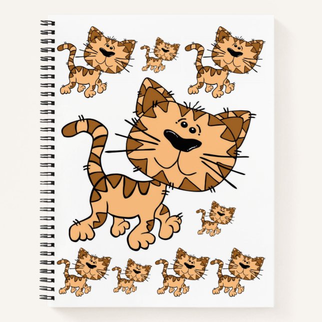 Spiral Notebook Cat (Front)