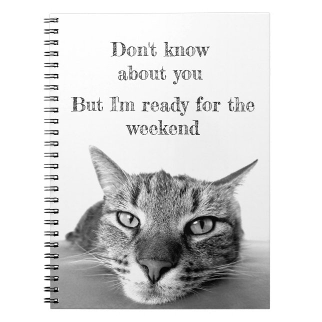Spiral Notebook-Cat Notebook (Front)
