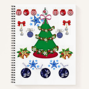 Spiral Notebook Christmas