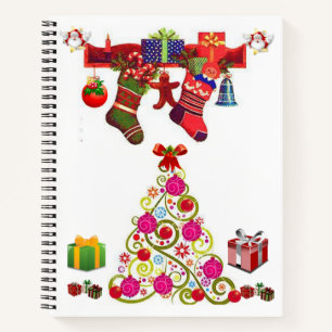 Spiral Notebook Christmas