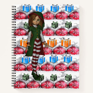 Spiral Notebook Christmas