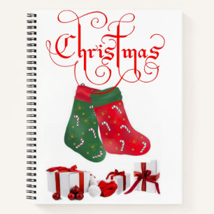 Spiral Notebook Christmas