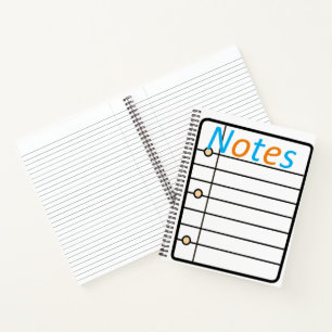 Spiral Notebook Colouring Notes