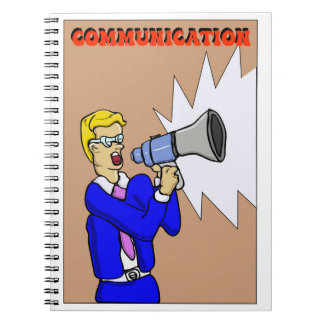 Spiral notebook- communication(Caderno-comunicado) Notebook