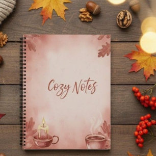 Spiral Notebook Cosy Notes" Autumn Vibes Deluxe Sp