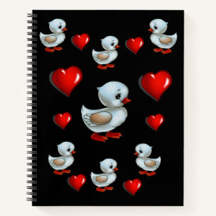 Spiral Notebook Duck