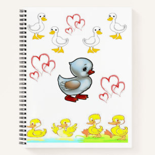 Spiral Notebook Duck