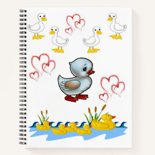 Spiral Notebook Duck