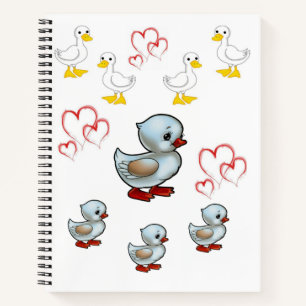 Spiral Notebook Duck