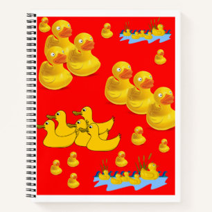Spiral Notebook Duck