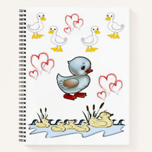 Spiral Notebook Duck