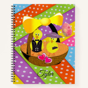 Spiral Notebook Easter