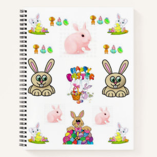 Spiral Notebook Easter