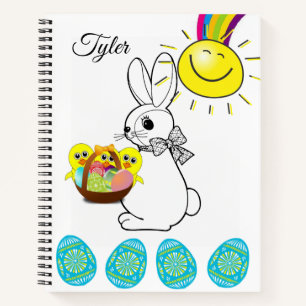 Spiral Notebook Easter