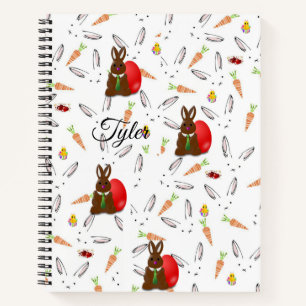 Spiral Notebook Easter