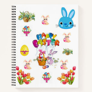 Spiral Notebook Easter