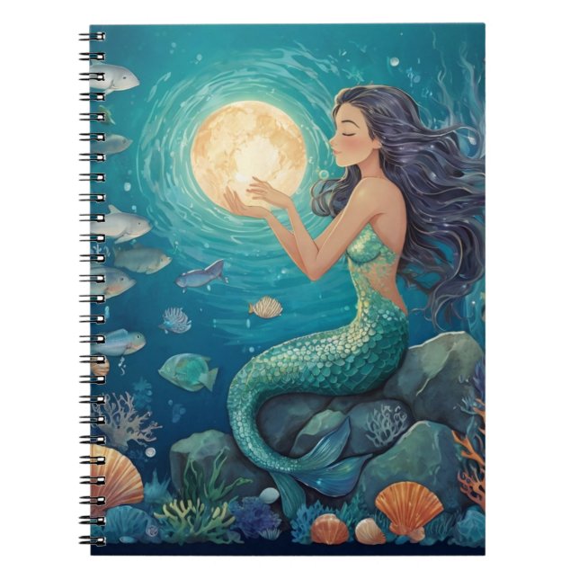 spiral notebook "Encanta da Mermaid" (Front)