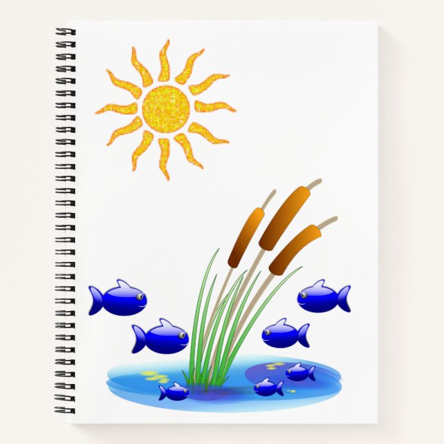 Spiral Notebook Fish (Front)