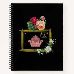 Spiral Notebook Floral
