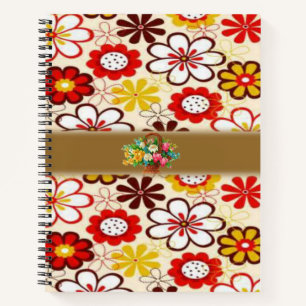 Spiral Notebook Floral