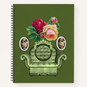 Spiral Notebook Floral