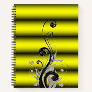 Spiral Notebook Floral