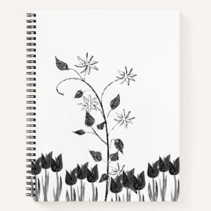 Spiral Notebook Floral