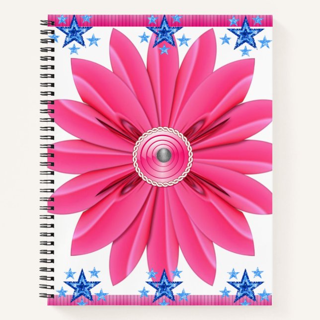 Spiral Notebook Floral (Front)