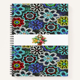 Spiral Notebook Floral