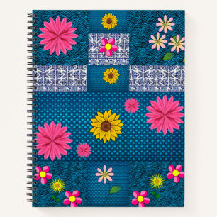 Spiral Notebook Floral