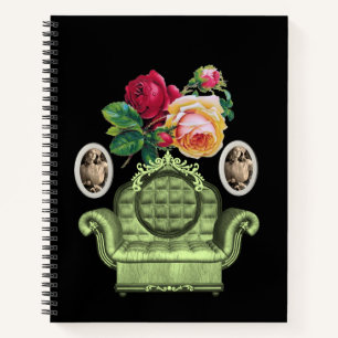 Spiral Notebook Floral