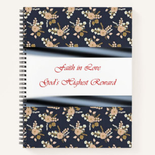 Spiral Notebook Floral