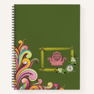 Spiral Notebook Floral