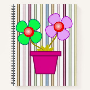 Spiral Notebook Floral