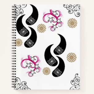 Spiral Notebook Floral
