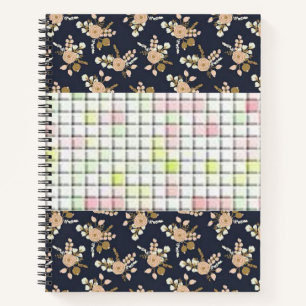 Spiral Notebook Floral