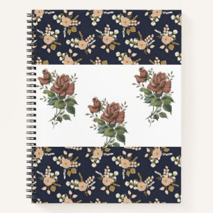 Spiral Notebook Floral