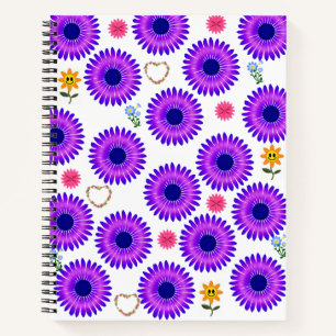 Spiral Notebook Floral