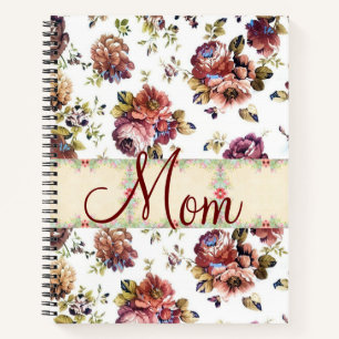 Spiral Notebook Floral