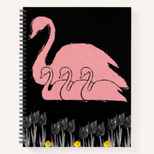 Spiral Notebook Floral